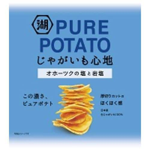 湖池屋 じゃがいも心地 オホーツクの塩と岩塩 55g