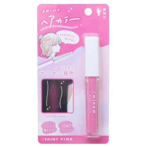 ヘアカラー用品 ヘアカラーマスカラ SHINY PINK カミオジャパン プレゼント ヘアマスカラ グッズ