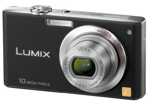 Panasonic デジタルカメラ LUMIX (ルミックス) FX35 エクストラブラック DMC-FX35-K【中古品】