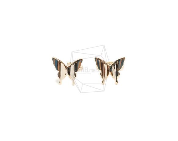 ERG-2134-G【2個入り】バタフライイヤーカフ/Butterfly Earcuffs Earrings