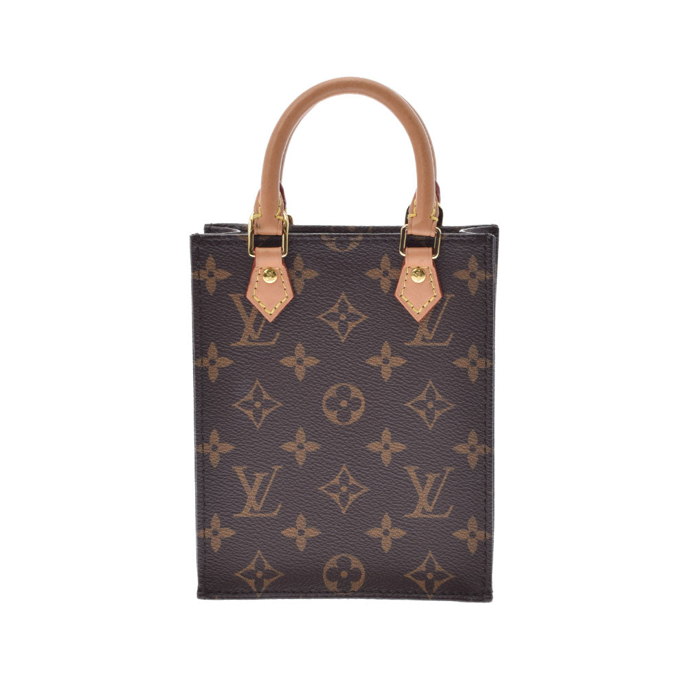 LOUIS VUITTON ルイヴィトン モノグラム プティットサックプラ ブラウン M81295 ユニセックス モノグラムキャンバス ショルダーバッグ Aランク 中古 