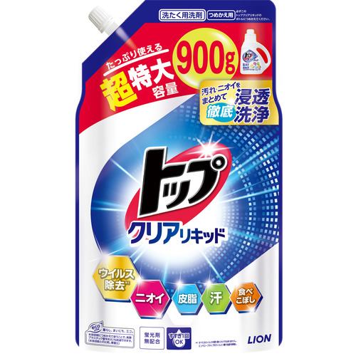 ライオン トップクリアリキッド詰替超特大 900g