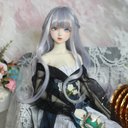 BJD 1/3 1/4  1/6人形 ドール用ウィッグ カツラ 耐熱 ハンドメイドzxww-11