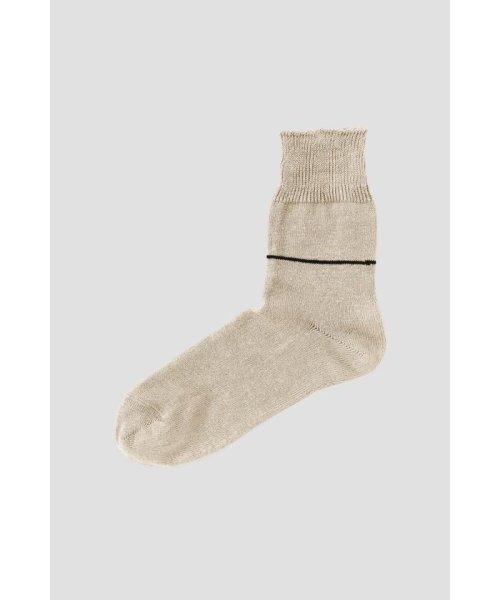 SINGLE STRIPE LINEN SOCKS