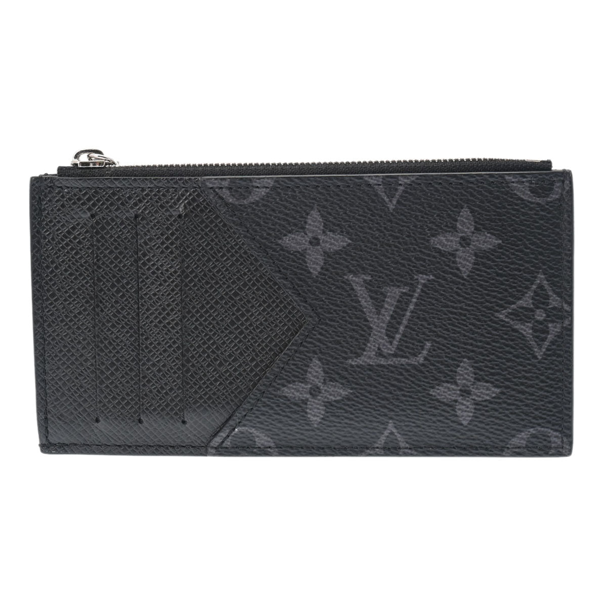 LOUIS VUITTON ルイヴィトン タイガラマ コインカードホルダー ノワール M30271 メンズ モノグラムキャンバス コインケース ABランク 中古 