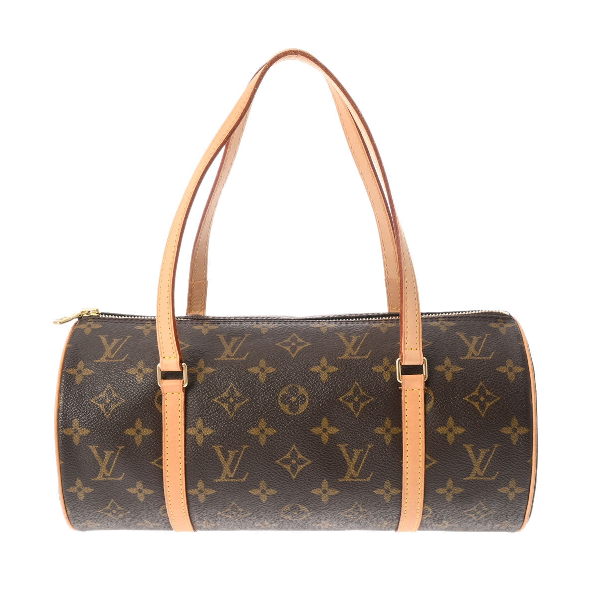 LOUIS VUITTON ルイヴィトン モノグラム パピヨン GM ブラウン M51385 レディース モノグラムキャンバス ハンドバッグ Aランク 中古 