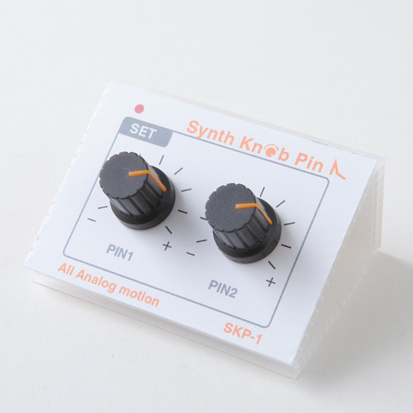 SKP-1MK-Ⅱ　ホワイト　シンセサイザーツマミ型プッシュピン　Synth Knob Pin