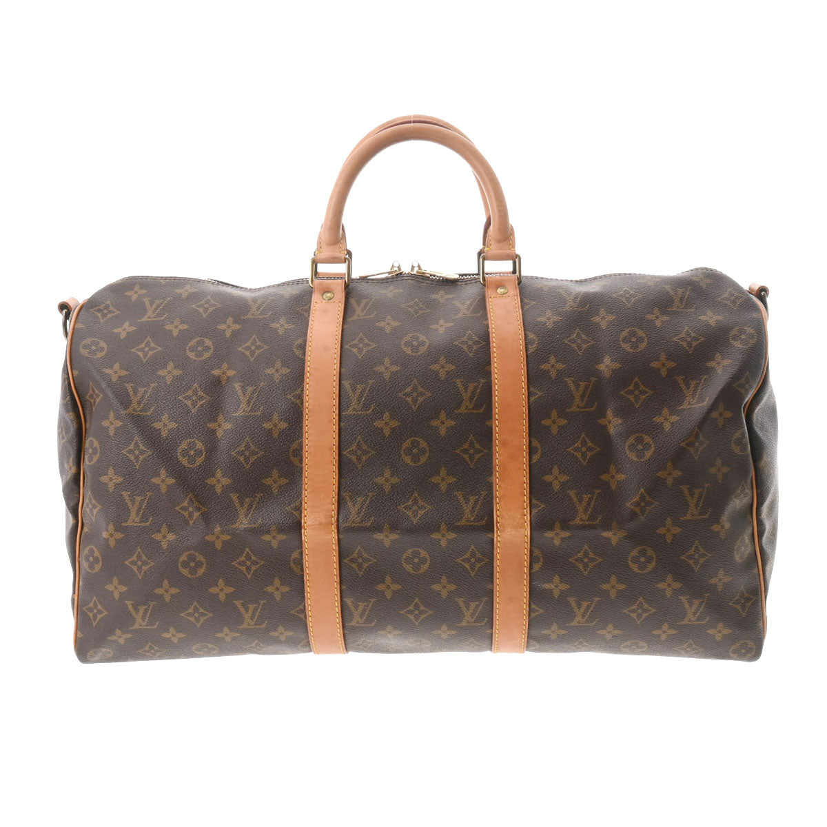 LOUIS VUITTON ルイヴィトン モノグラム キーポルバンドリエール 50 ブラウン M41416 レディース モノグラムキャンバス ボストンバッグ Bランク 中古 