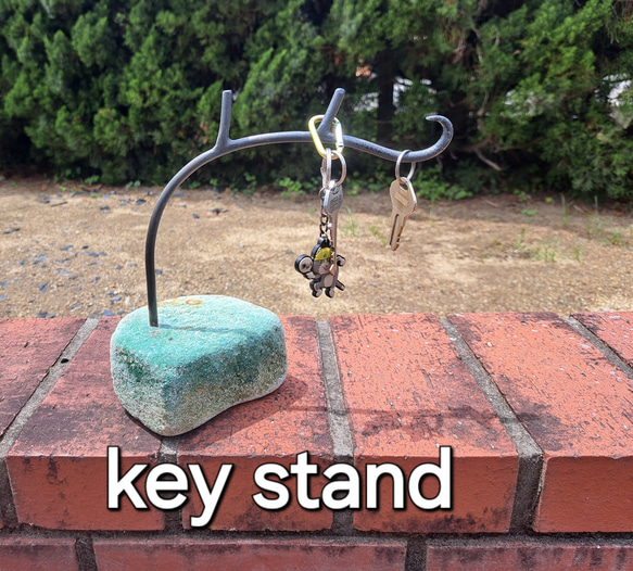 iron keystand   (深緑)