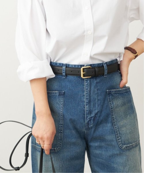 《追加予約》【MAISON BOINET/メゾンボワネ】30MM BELT IN NAPPA LEATHER：ベルト