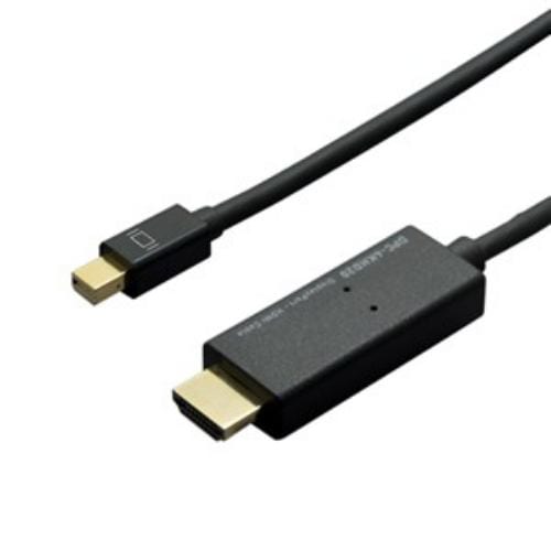 ミヨシ DPC-4KHD30／BK 4K対応 miniDisplayPort-HDMIケーブル 3m ブラック