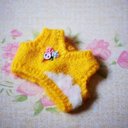 オビツ11刺繍ニットベストカシミヤ