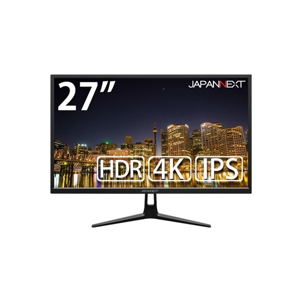 ジャパンネクスト 27インチ ワイド 4K液晶ディスプレイ JN-IPS2705UHDR 1個（直送品）