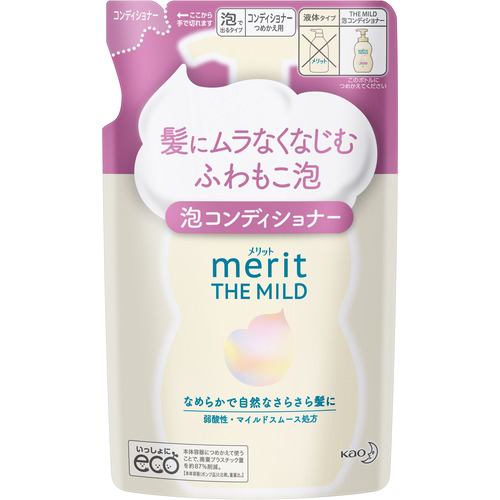 花王 メリットザマイルド泡コンディショナーつめかえ用 440ml