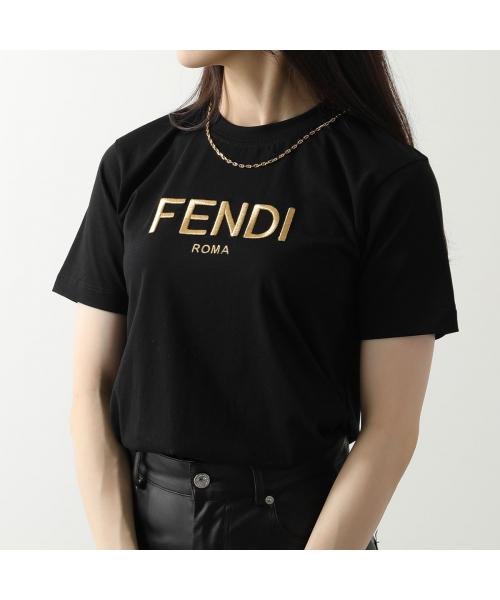 FENDI 半袖Tシャツ FS7254 AK6J ロゴ刺繍