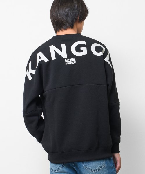 KANGOL 別注裏起毛バックプリントトレーナー