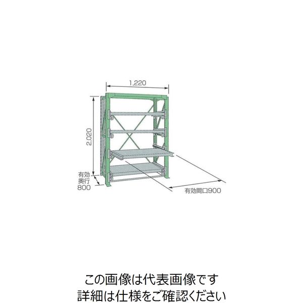 ムラテックKDS KDS スライドラックSSR10