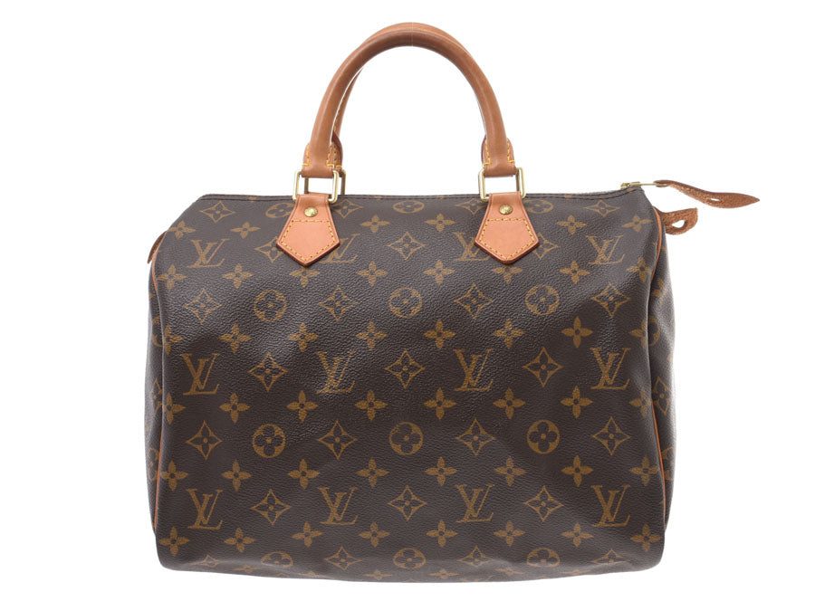 ルイヴィトン モノグラム スピーディ30 ブラウン M41526 レディース 本革 ハンドバッグ Bランク LOUIS VUITTON 中古 