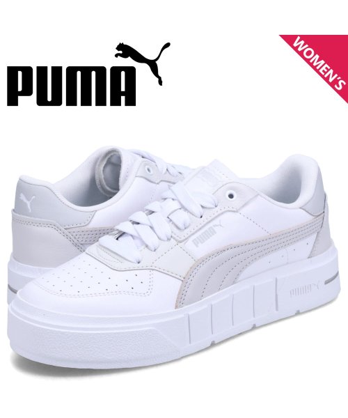 PUMA プーマ スニーカー カリ コート レザー ウィメンズ レディース 厚底 CALI COURT LTH WNS ホワイト 白 393802－08