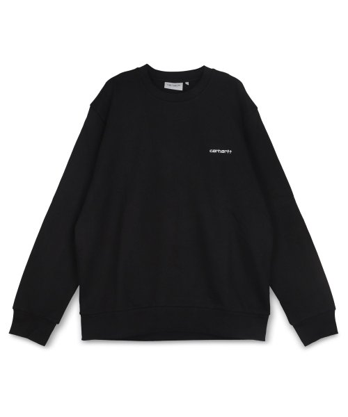 カーハート carhartt トレーナー スウェット プルオーバー クルーネック メンズ SCRIPT EMBROIDERY SWEATSHIRT ブラック グ