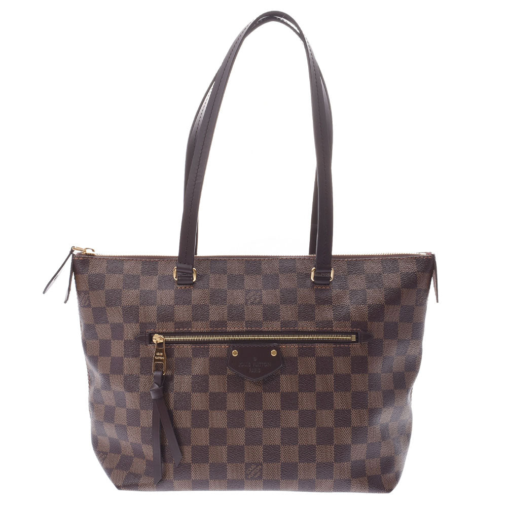 LOUIS VUITTON ルイヴィトン ダミエ イエナPM ブラウン N41012 レディース トートバッグ 新同 中古 