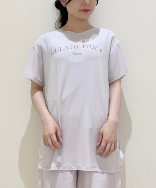 gelato pique/フェミニンロゴTシャツ