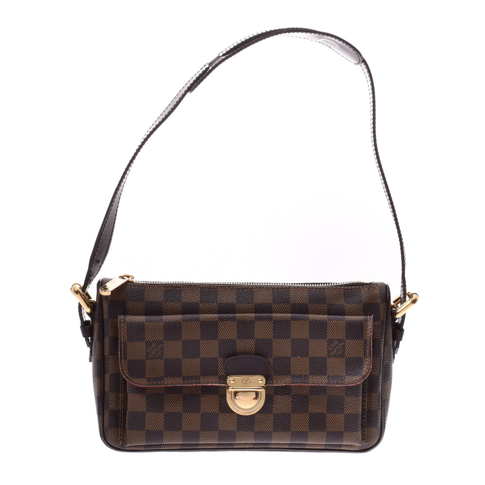 ルイヴィトンラヴェッロPM  14137 ブラウン レディース ダミエキャンバス ショルダーバッグ N60007  LOUIS VUITTON 中古