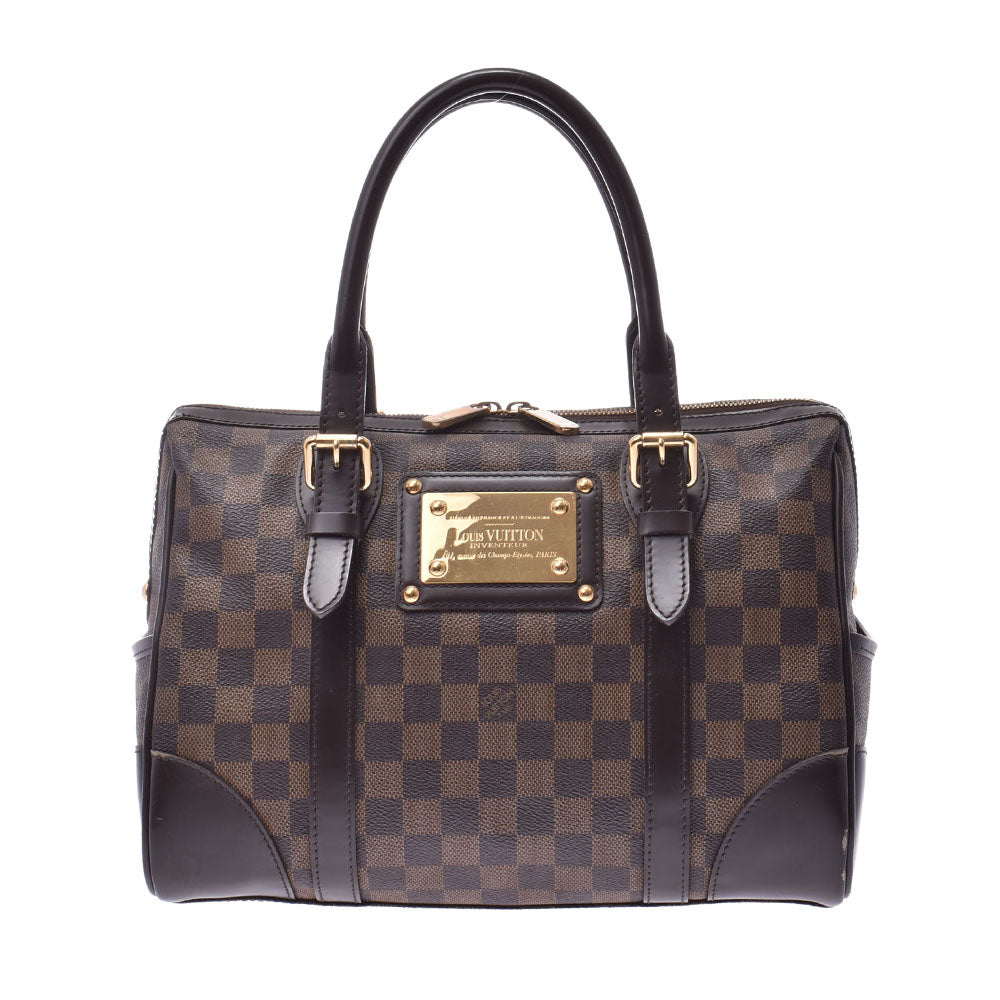 LOUIS VUITTON ルイヴィトンバークレー  14137 ブラウン ユニセックス ダミエキャンバス ハンドバッグ N52000  中古