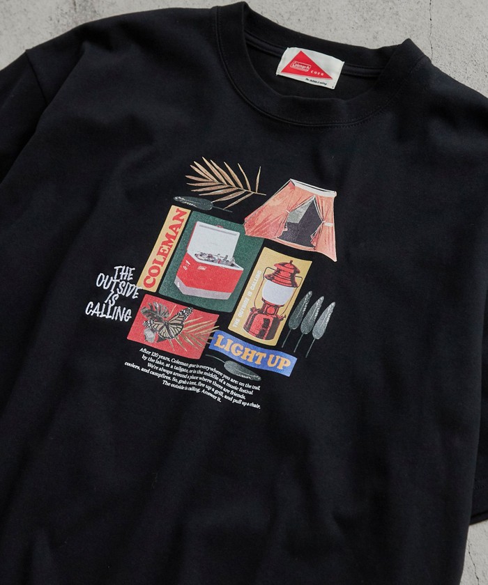 coen/Coleman（コールマン）別注グラフィックTシャツ（WEB限定カラー）