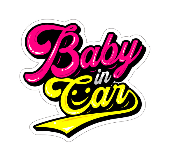 BABY IN CAR　ベイビーインカー　ステッカー