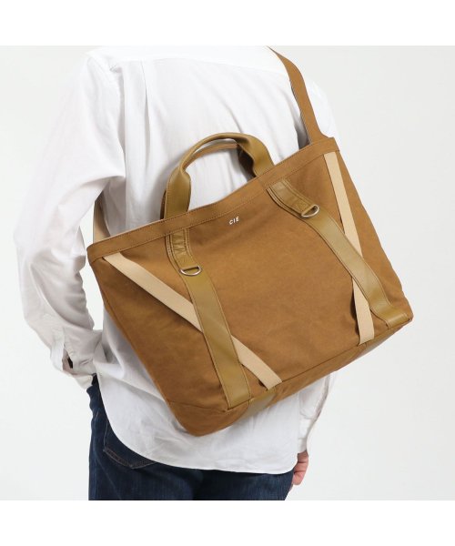 CIE トートバッグ シー DUCK CANVAS TOTE BAG L SIZE GUNMAKU Ver 2WAY A4 防水 日本製 042000