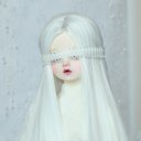 BJD 1/3 1/4  1/6人形 ドール用ウィッグ カツラ 耐熱 ハンドメイドzxww-311