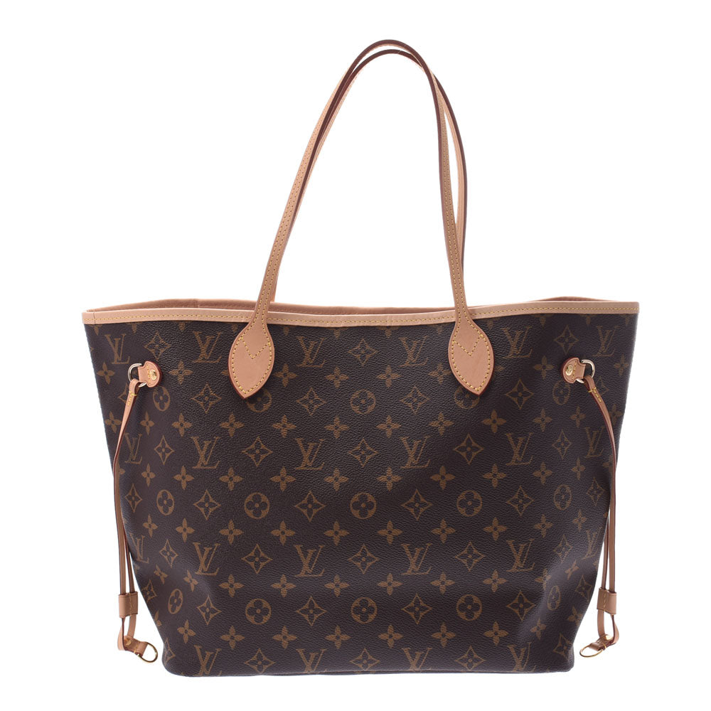 LOUIS VUITTON ルイヴィトン モノグラム ネヴァーフルMM ブラウン M41178 ユニセックス トートバッグ Aランク 中古 