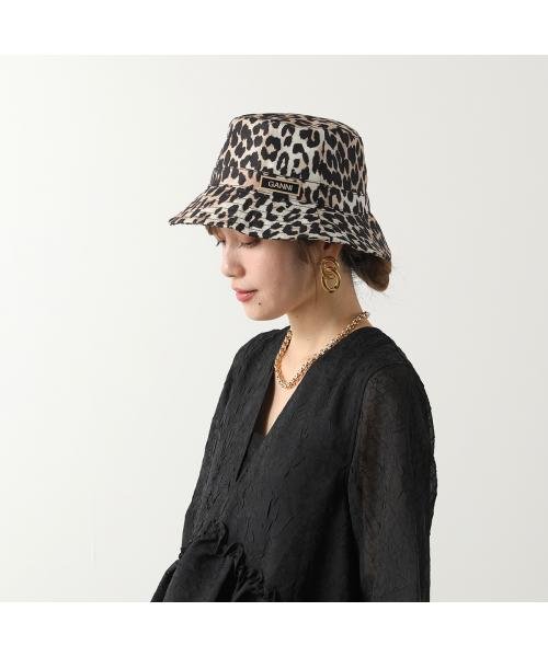 GANNI バケットハット Bucket Hat ロゴ