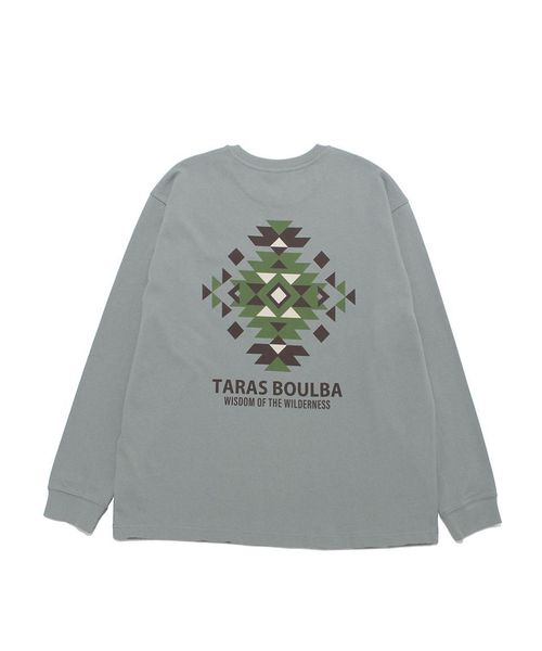 タラスブルバ/ヘビーコットンロングＴシャツ（幾何学）