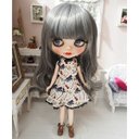 ネオブライス ウィッグ  毛先ゆるスパイラル グレイアッシュ 10インチ/ドール Blythe