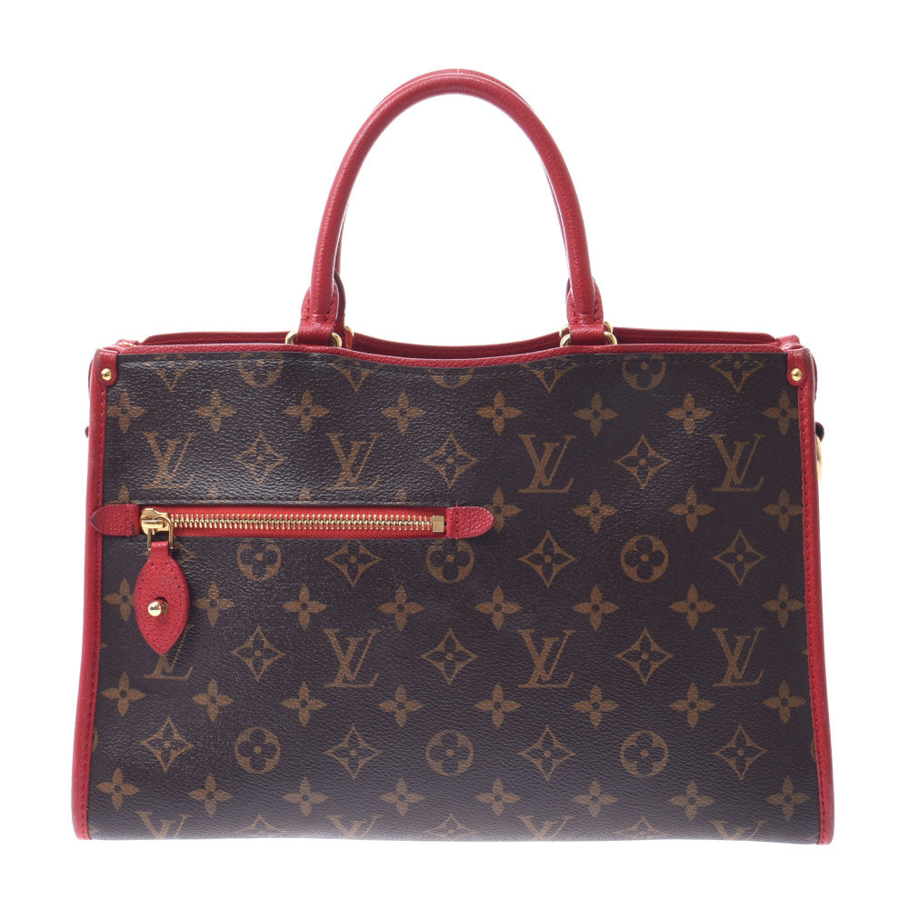 LOUIS VUITTON ルイヴィトン モノグラム ポパンクールPM 2WAYバッグ ルージュ M43433 レディース モノグラムキャンバス ハンドバッグ Bランク 中古 