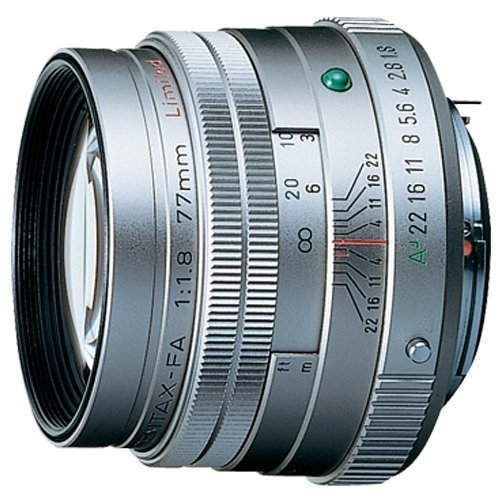 PENTAX リミテッドレンズ 望遠単焦点レンズ FA77mmF1.8 Limited シルバー Kマウント フルサイズ・APS-Cサイズ 27970【中古品】