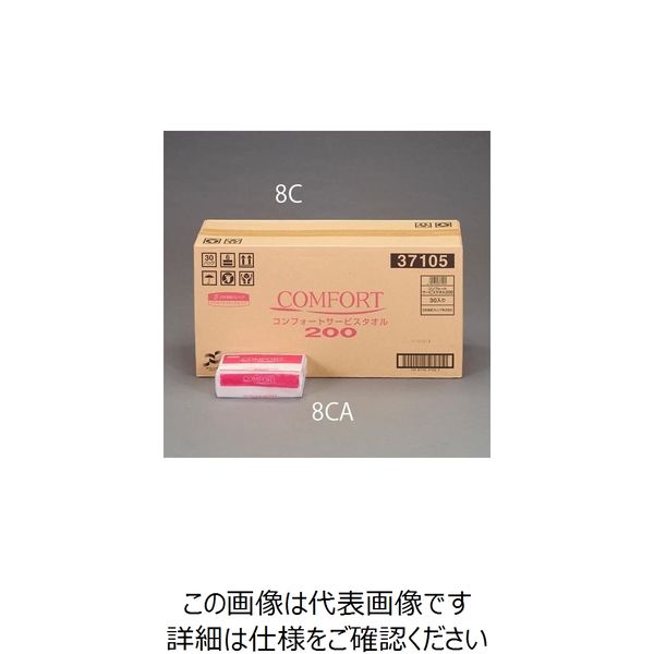 エスコ 220x230mm ペーパータオル(30パック/1箱) EA929AE-8C 1ケース(6000枚)（直送品）