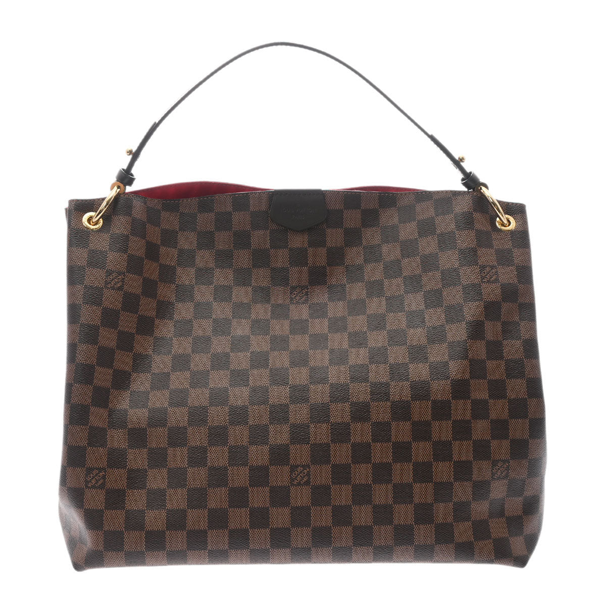 LOUIS VUITTON ルイヴィトン ダミエ グレースフル MM ブラウン N44045 レディース ダミエキャンバス ワンショルダーバッグ 新同 中古 