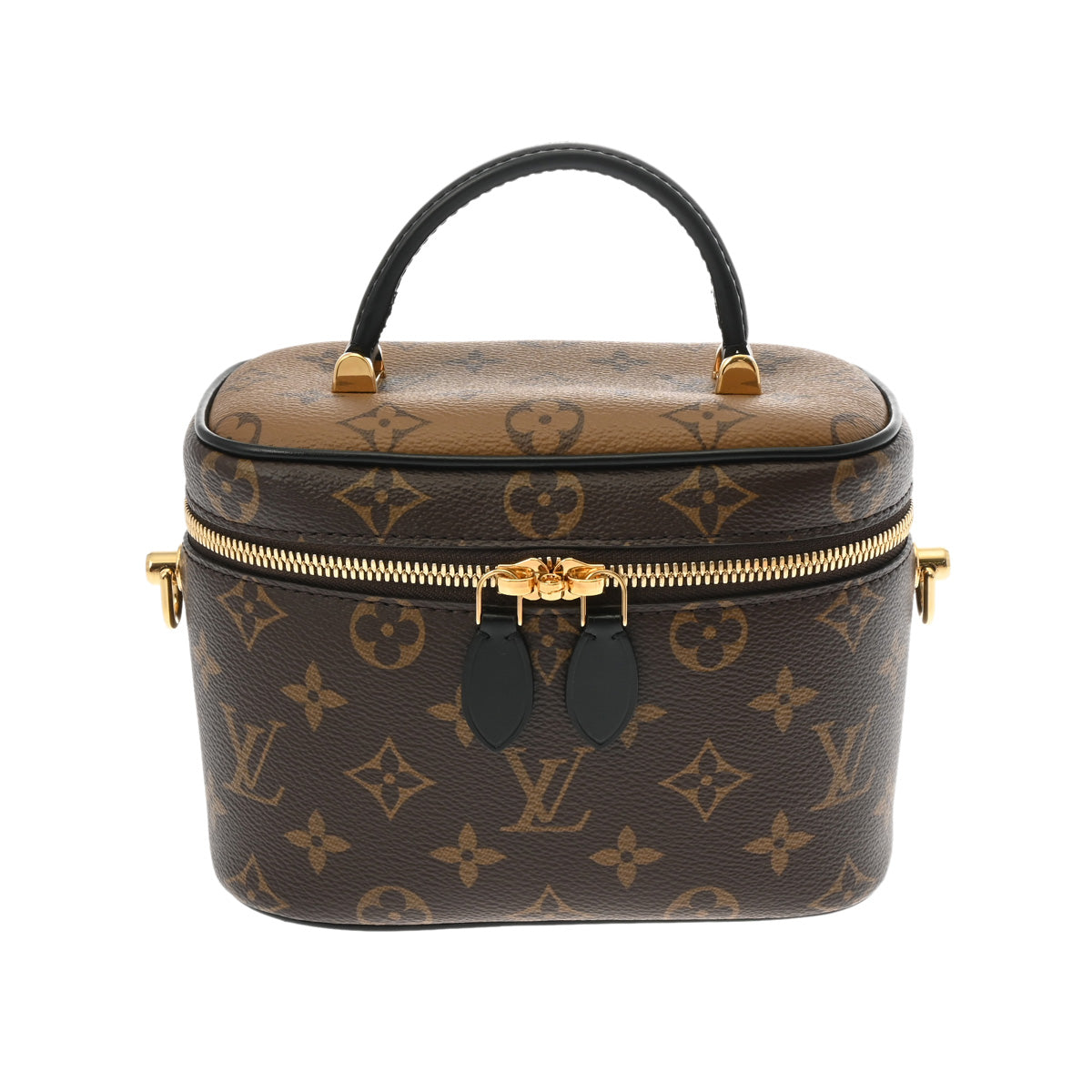 LOUIS VUITTON ルイヴィトン モノグラムリバース ヴァニティNV PM 2WAY ブラウン M45165 レディース モノグラムキャンバス ハンドバッグ Aランク 中古 