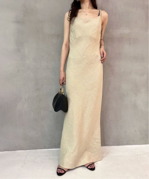 muller of yoshiokubo/ミュラーオブヨシオクボ  LINO CAMI DRESS