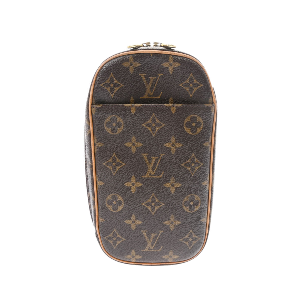 LOUIS VUITTON ルイヴィトン モノグラム ポシェットガンジュ ブラウン M51870 レディース モノグラムキャンバス ボディバッグ Bランク 中古 