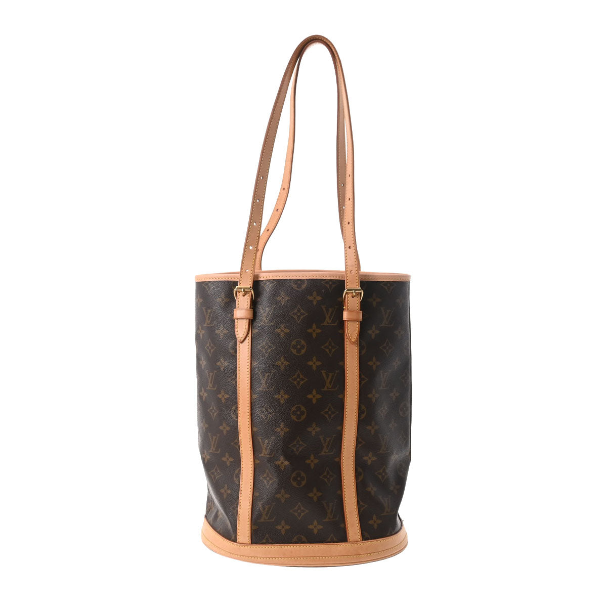 LOUIS VUITTON ルイヴィトン モノグラム バケット GM ブラウン M42236 レディース モノグラムキャンバス ショルダーバッグ ABランク 中古 