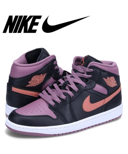 NIKE AIR JORDAN 1 MID SE ナイキ エアジョーダン1 ミッド スニーカー メンズ ブラック 黒 FB9911－008