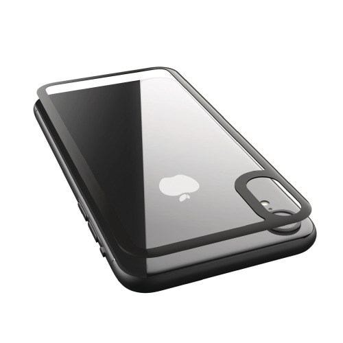 エレコム PM-A18CFLGGRUCB iPhoneXR iPhone XR用背面フルカバーガラスフィルム／フレーム印刷