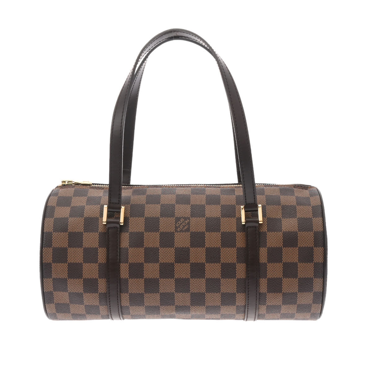 LOUIS VUITTON ルイヴィトン ダミエ パピヨンGM ブラウン N51303 レディース ダミエキャンバス ハンドバッグ Aランク 中古 