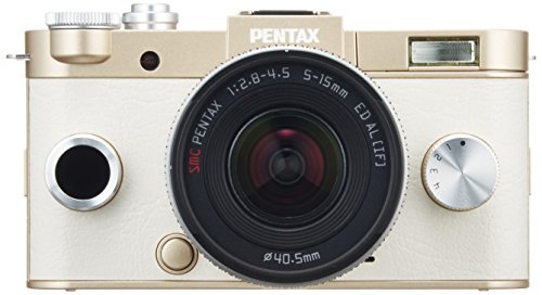 PENTAX ミラーレス一眼 Q-S1 ズームレンズキット [標準ズーム 02 STANDARD ZOOM] ゴールド【中古品】