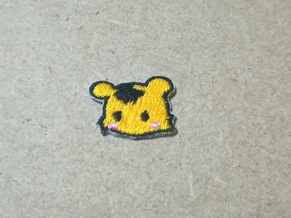 かわいいとらの顔刺繍ワッペン/干支寅 トラ 虎/選べるサイズ