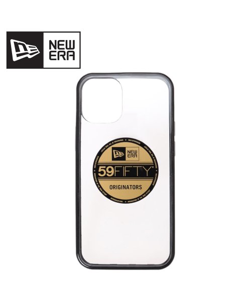 ニューエラ NEW ERA iPhone 12mini スマホケース 携帯 アイフォン カバー メンズ レディース STICKER LOGO HYBRID C